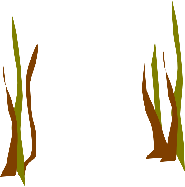 Dead Reeds Clip Art At Clker - Dead Grass Clip Art (594x599), Png Download