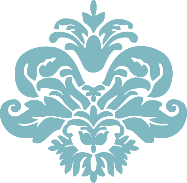 Damask Clipart Accent - Jordan Manufacturing 18 Inch Outdoor Toss Pillow, Alex (600x585), Png Download