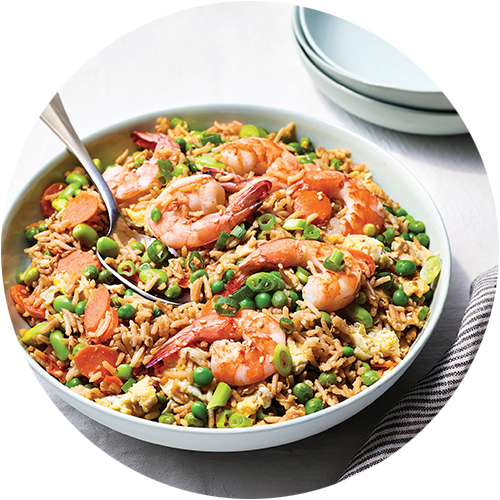Fried Rice From The Minimalist Kitchen By The Fauxmartha - Thai Fried Rice (500x500), Png Download