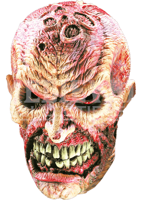 Smiley Zombie Mask - Rubie's Smiley Devil Adult Latex Mask 67104 (650x650), Png Download