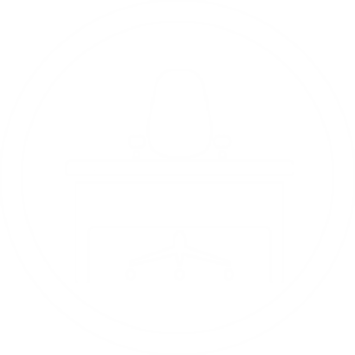 Móveis De Escritório - Mesa Escritorio Icone Png (698x698), Png Download