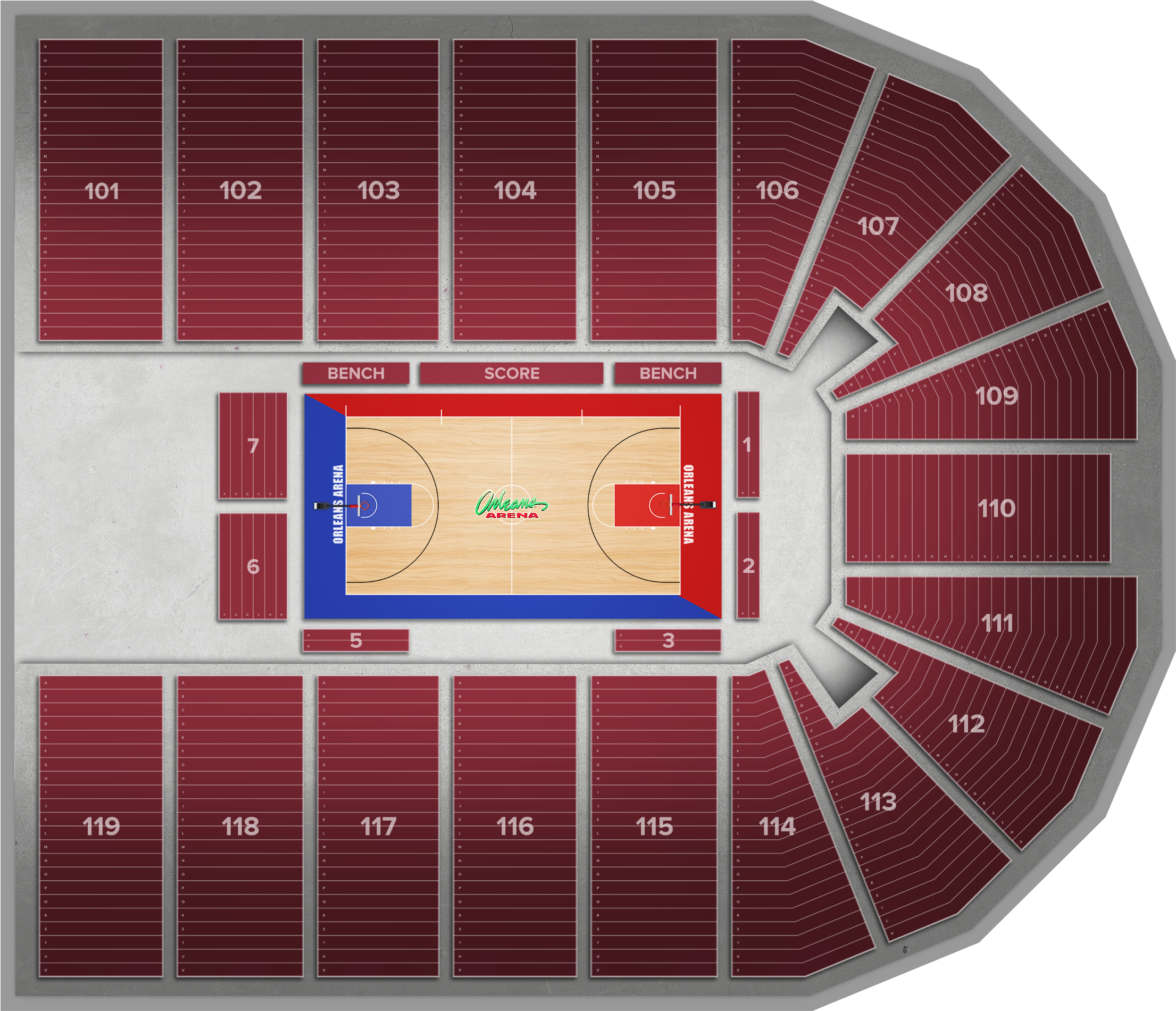 Wac Basketball Tournament At Orleans Arena Mar - Orleans Arena (2560x1936), Png Download