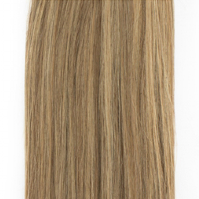 #10/24 Light Golden Blonde & Medium Blonde, Clip In - Blond (666x1000), Png Download