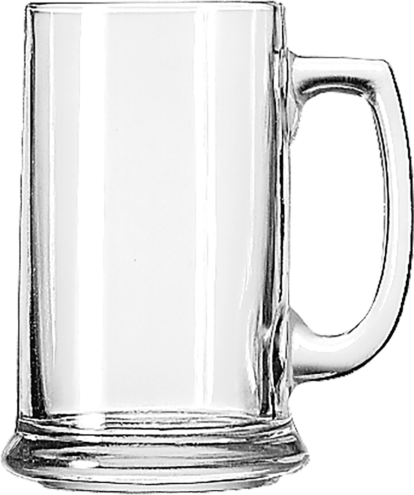 Handled Beer Stein 15 Oz - Thumbnail (1380x1650), Png Download