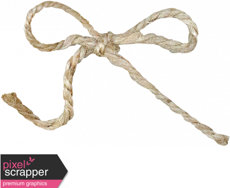 Independence - Jute Bow - Digital Scrapbooking (456x456), Png Download