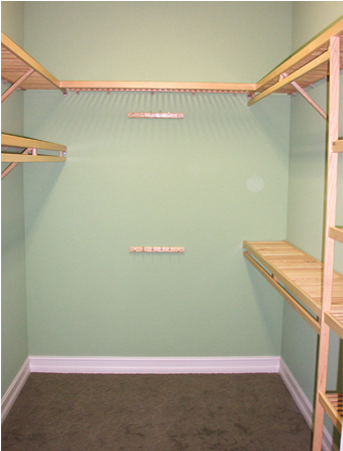 Affordable Wood Closets South Florida - Wooden Closet Shelves (650x450), Png Download
