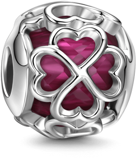 Good Luck Charms Soufeel Rose Pink Lucky Stone (750x750), Png Download