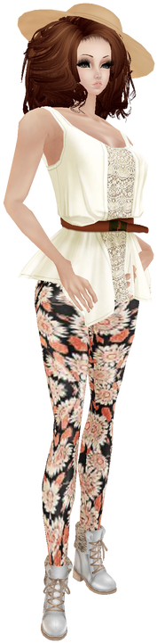 This Model Is Wearing A Long, Loose Tank With A Lace - Photo Shoot (800x800), Png Download