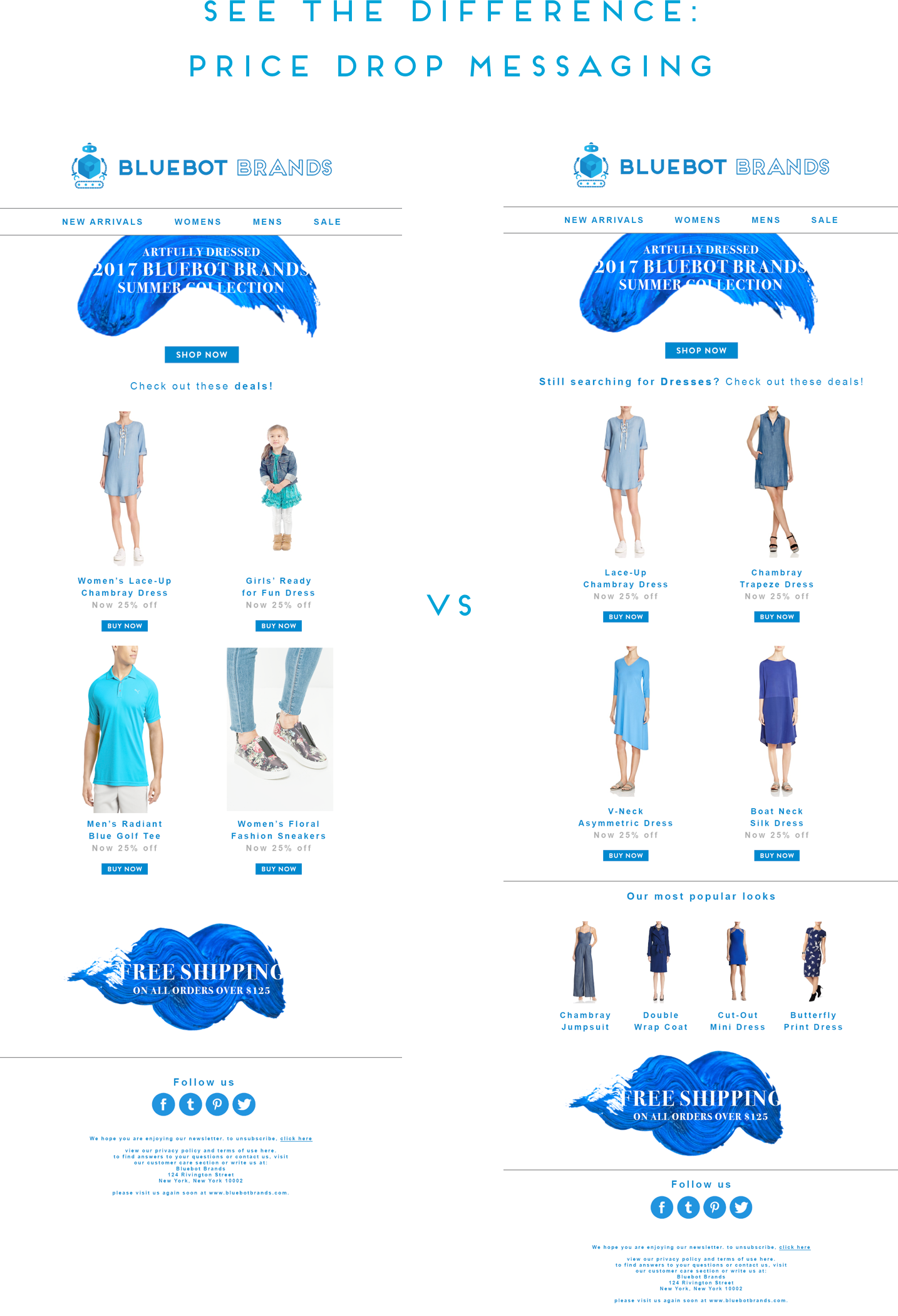 Bluebot Brands Price Drop Side By Side (1434x2101), Png Download