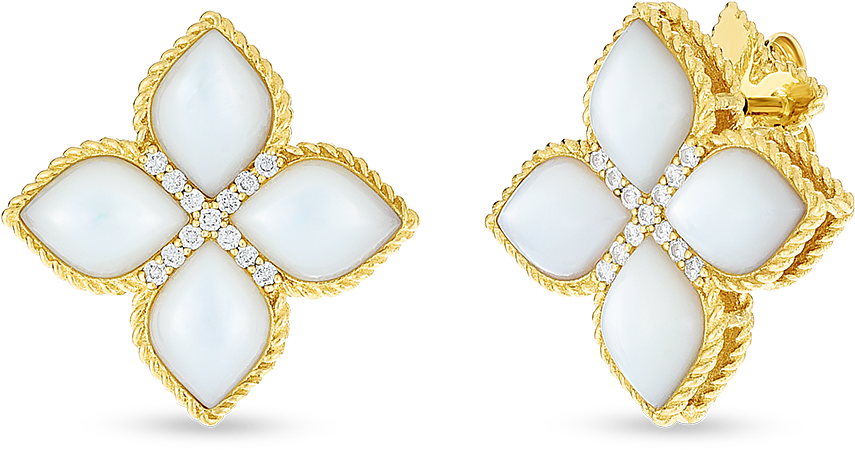 8882433ayermx - Roberto Coin Flower Mother Of Pearl (1600x1600), Png Download