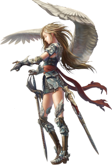 Edited By Alida - Warrior Angel (362x529), Png Download