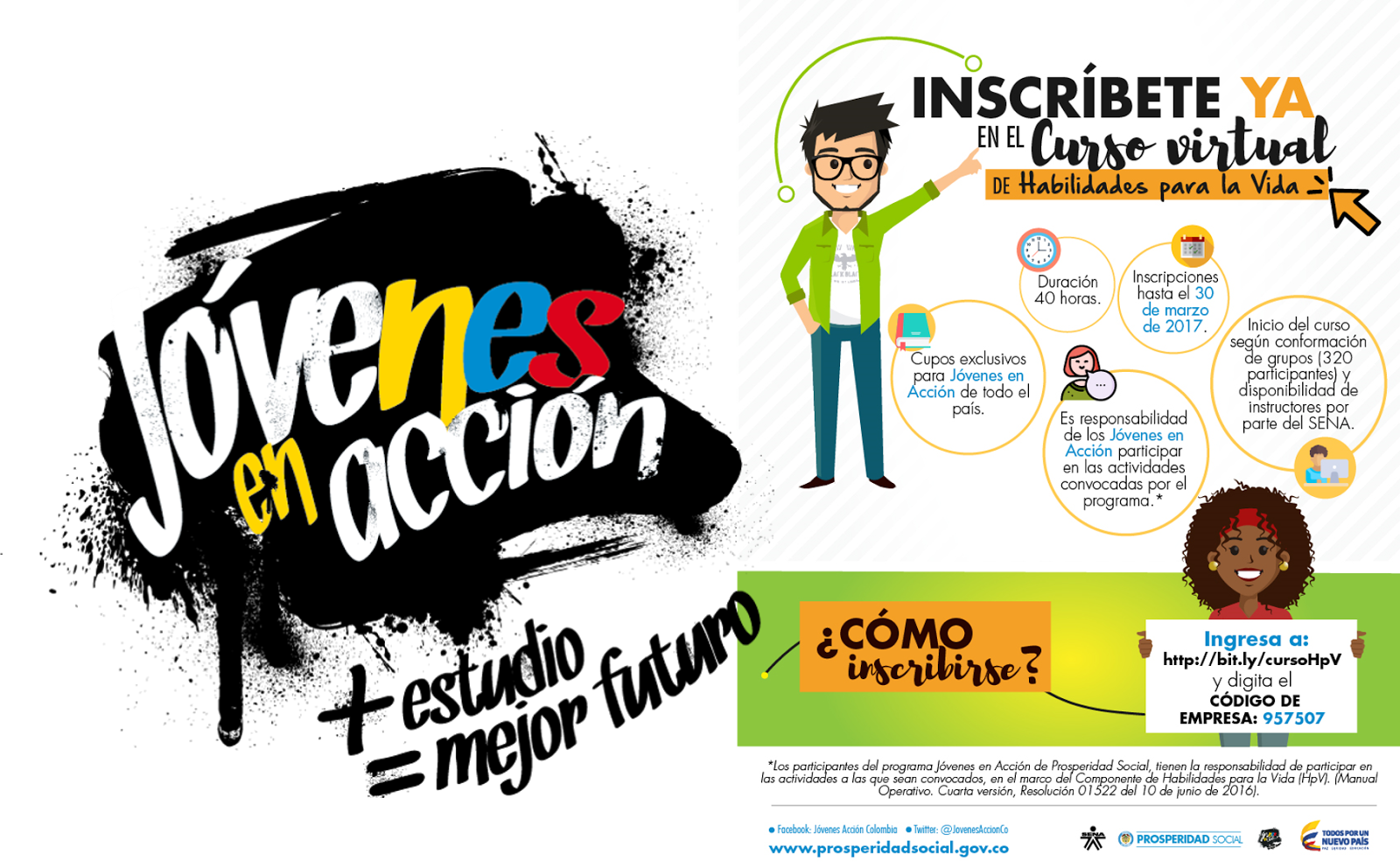 Unipaz Informa A Los Estudiantes Beneficiarios Del - Jovenes En Accion Pasto 2018 (1600x992), Png Download