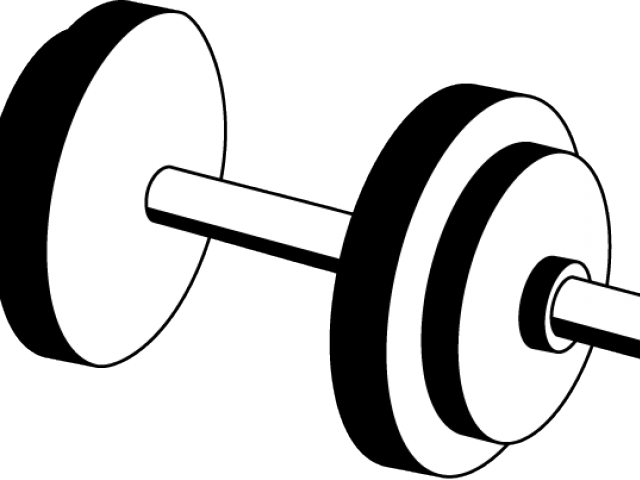 Cartoon Dumbbell Transparent Background (640x480), Png Download
