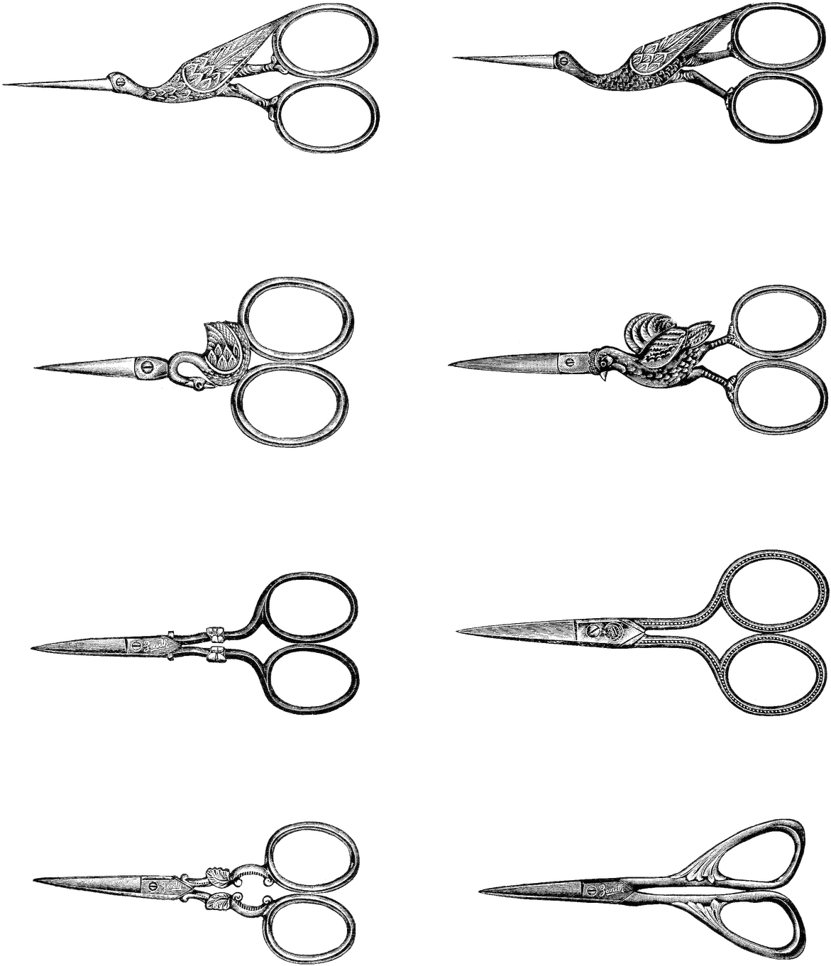 Tesoura - 8 Scissors (1290x1600), Png Download