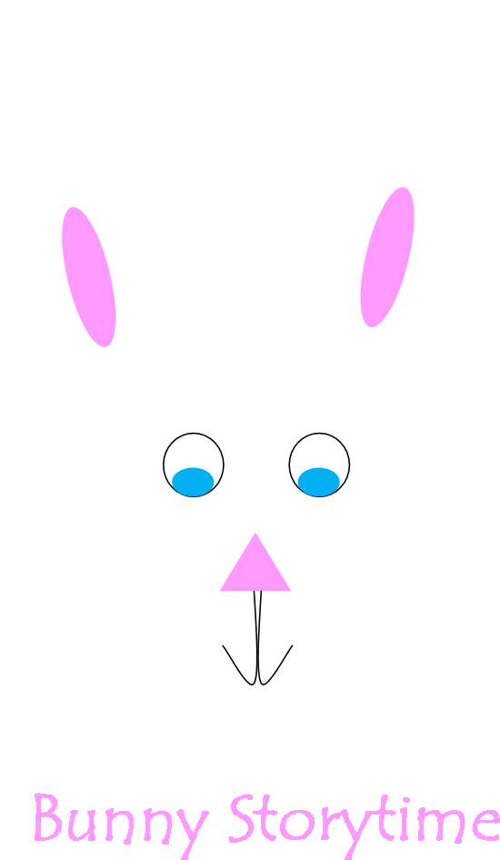 Bunny Storytime (585x968), Png Download