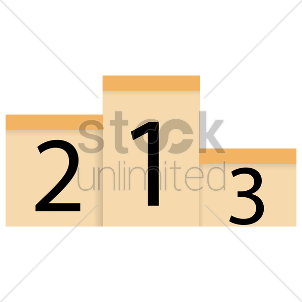 Winner Podium V矢量图形 - Vector Graphics (600x600), Png Download