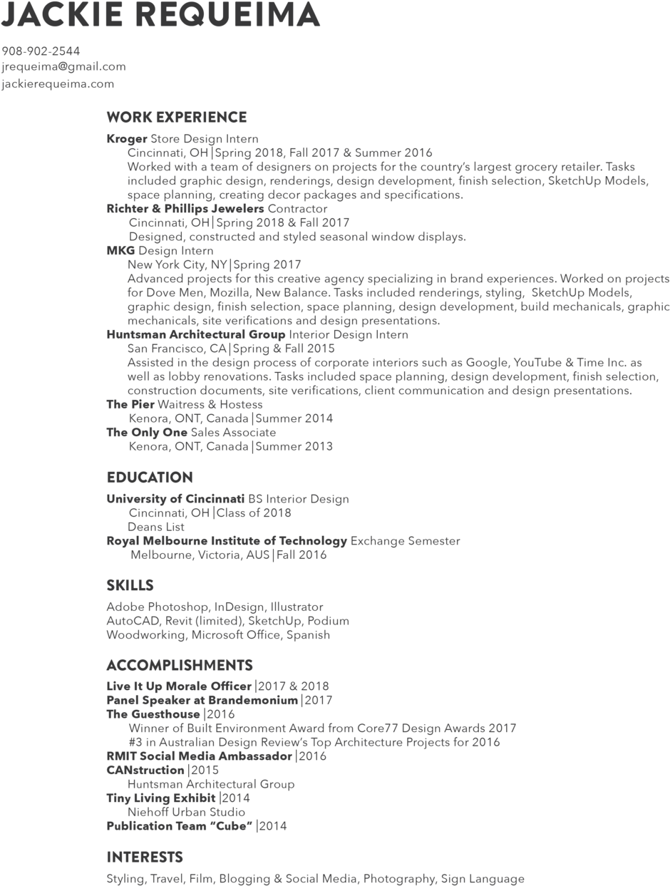 Jackierequeimaresume - Résumé (1000x1295), Png Download