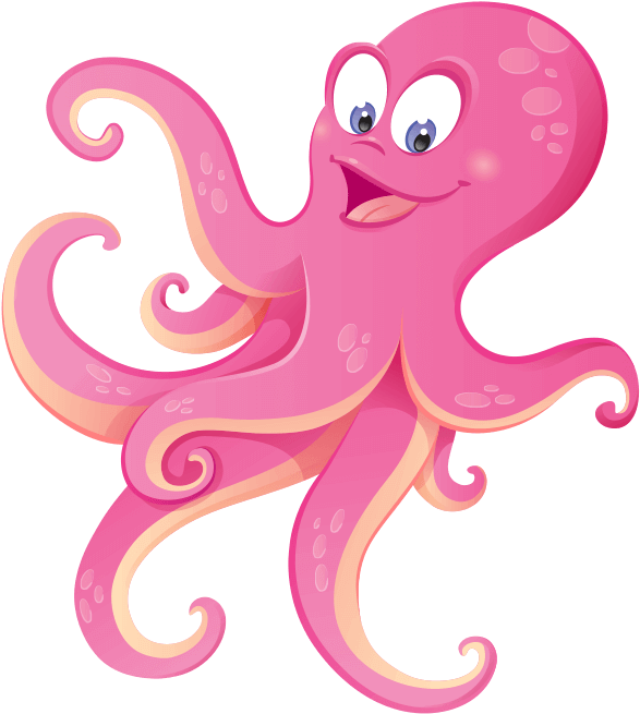 Octopus Kids (700x700), Png Download