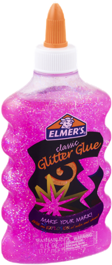 Elmer's Washable Glitter Glue (600x600), Png Download