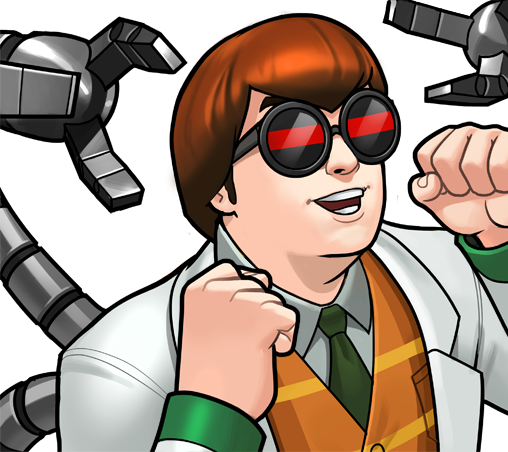 Doctor Octopus Rank 3 - Avengers Academy Doctor Octopus Rank 1 (508x452), Png Download