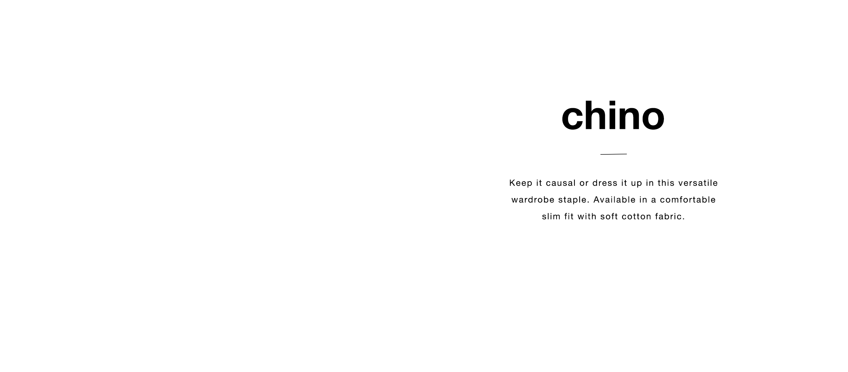 Pacsun Denim - Men's Chino - Chino Cloth (2732x1200), Png Download