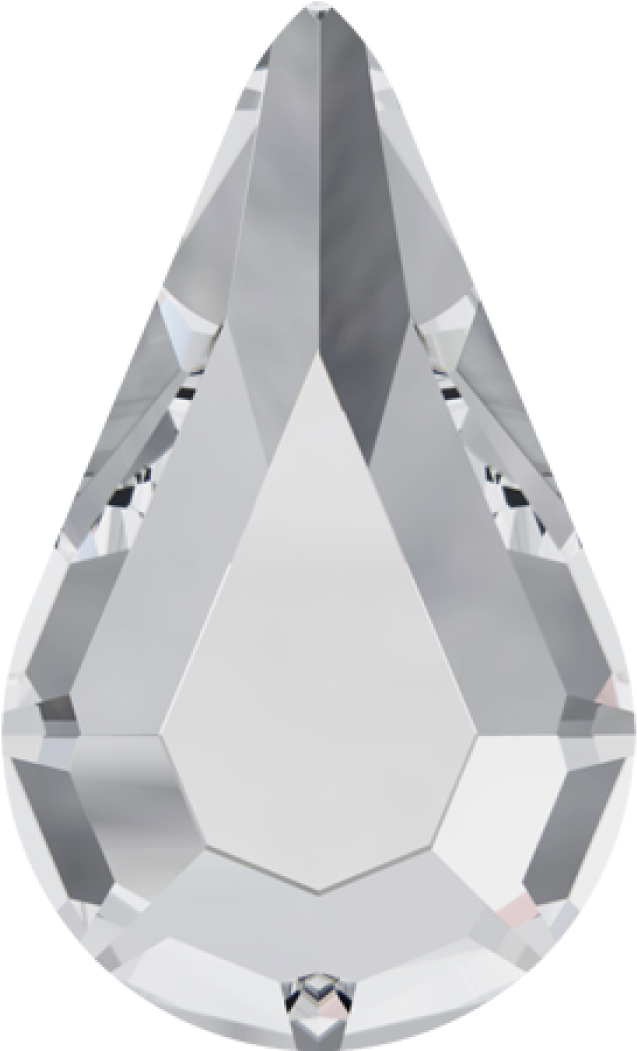 Swarovski Crystals Swarovski 2300 8mm Pearshape Flatback (1050x1200), Png Download