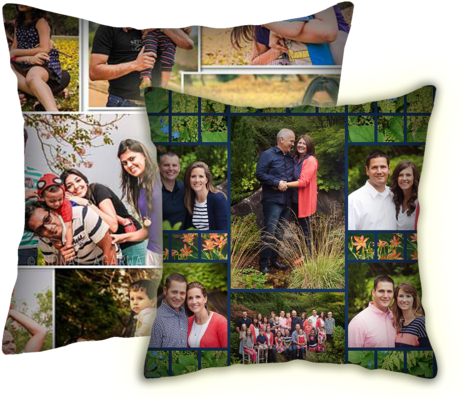 Customized Printed Cushions - Cushion (500x407), Png Download