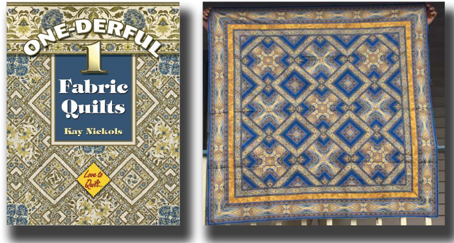Kay Explains In Detail Lots Of Options And How To Cut - Wonderful 1 Fabric Quilts By Kay Nickols (900x492), Png Download