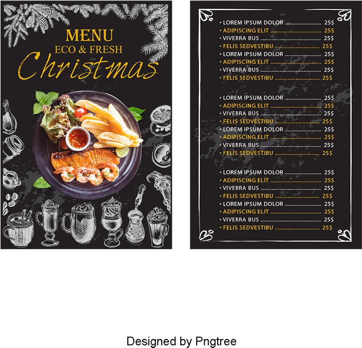 Snack Bar Menu Vector, Black, Food, Restaurant Png - Restaurant (800x800), Png Download
