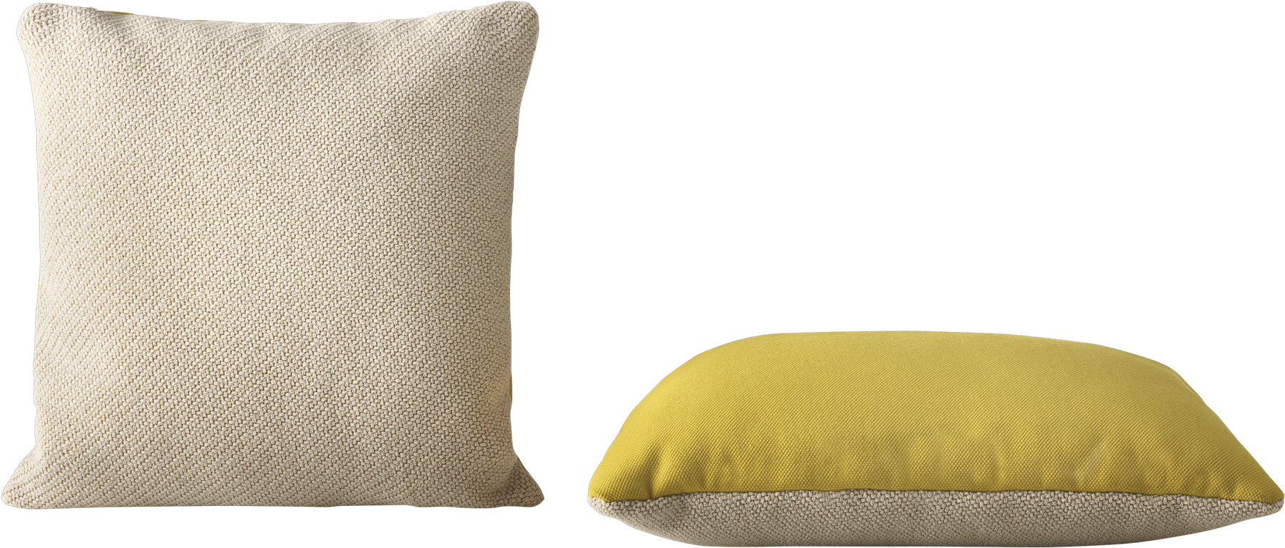 Crafted With Precision - Muuto Mingle Cushion - Yellow (2000x2000), Png Download
