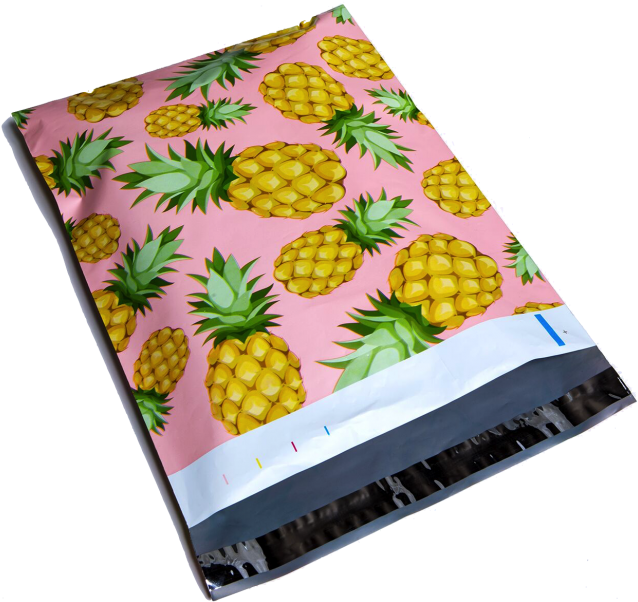 Designer Mailers Pineapple Poly Mailers - Pineapple Poly Mailers (650x608), Png Download