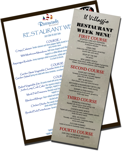 Restaurant Week Menu - Menu (400x492), Png Download