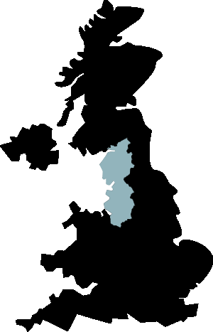 Da Techs Diamond Cut Alloy Refurbishment Coverage - United Kingdom Map Silhouette (300x467), Png Download