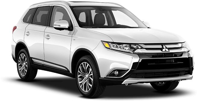 2018 Mitsubishi Outlander Diamond White Pearl - Mitsubishi Outlander White 2018 (940x460), Png Download