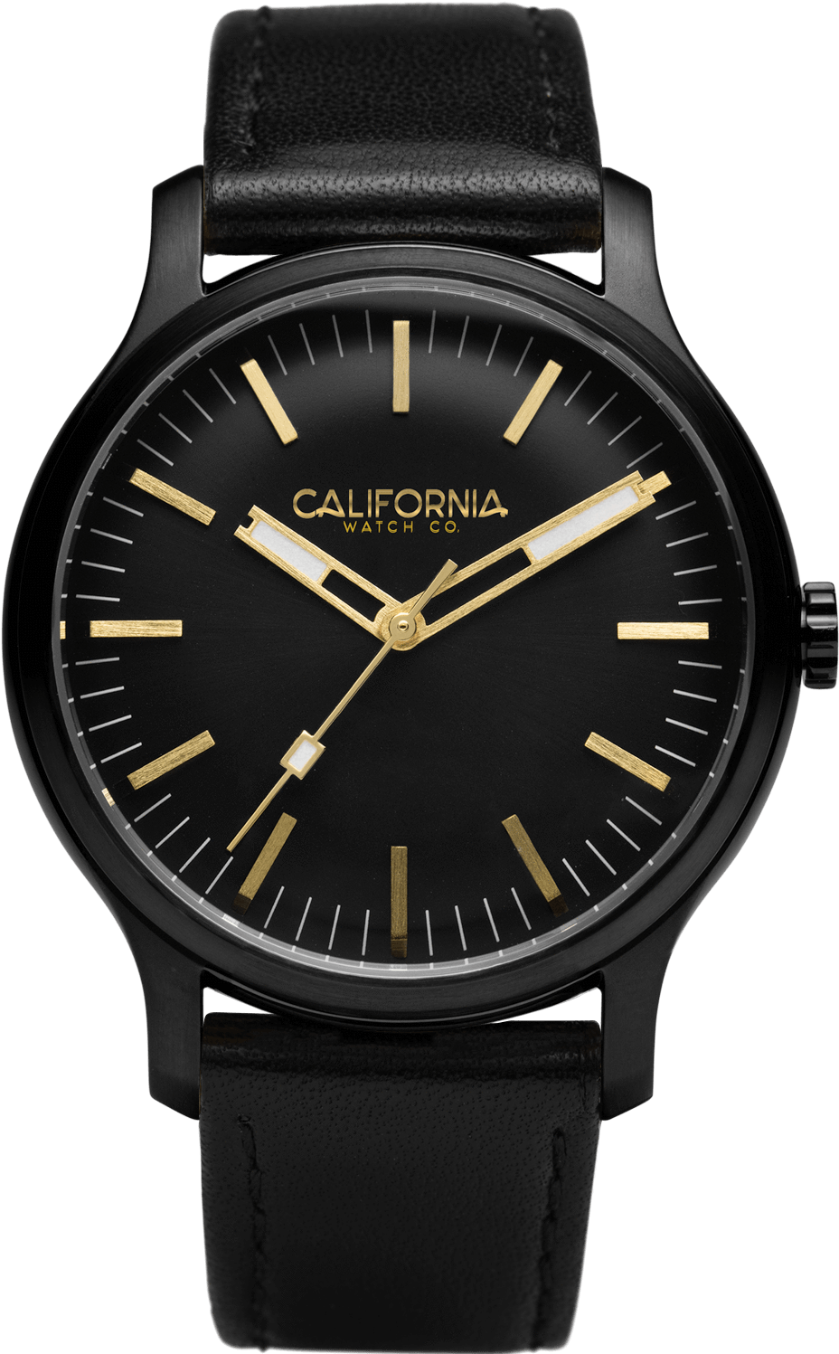 Laguna 40 Leather All Black Gold - Timex Watches (1500x1500), Png Download