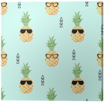Cute Pineapple Seamless Pattern - Cute Pineapple Background (400x400), Png Download