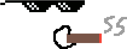 Smoke Weed Er'day - Deal With It Dog (1200x800), Png Download