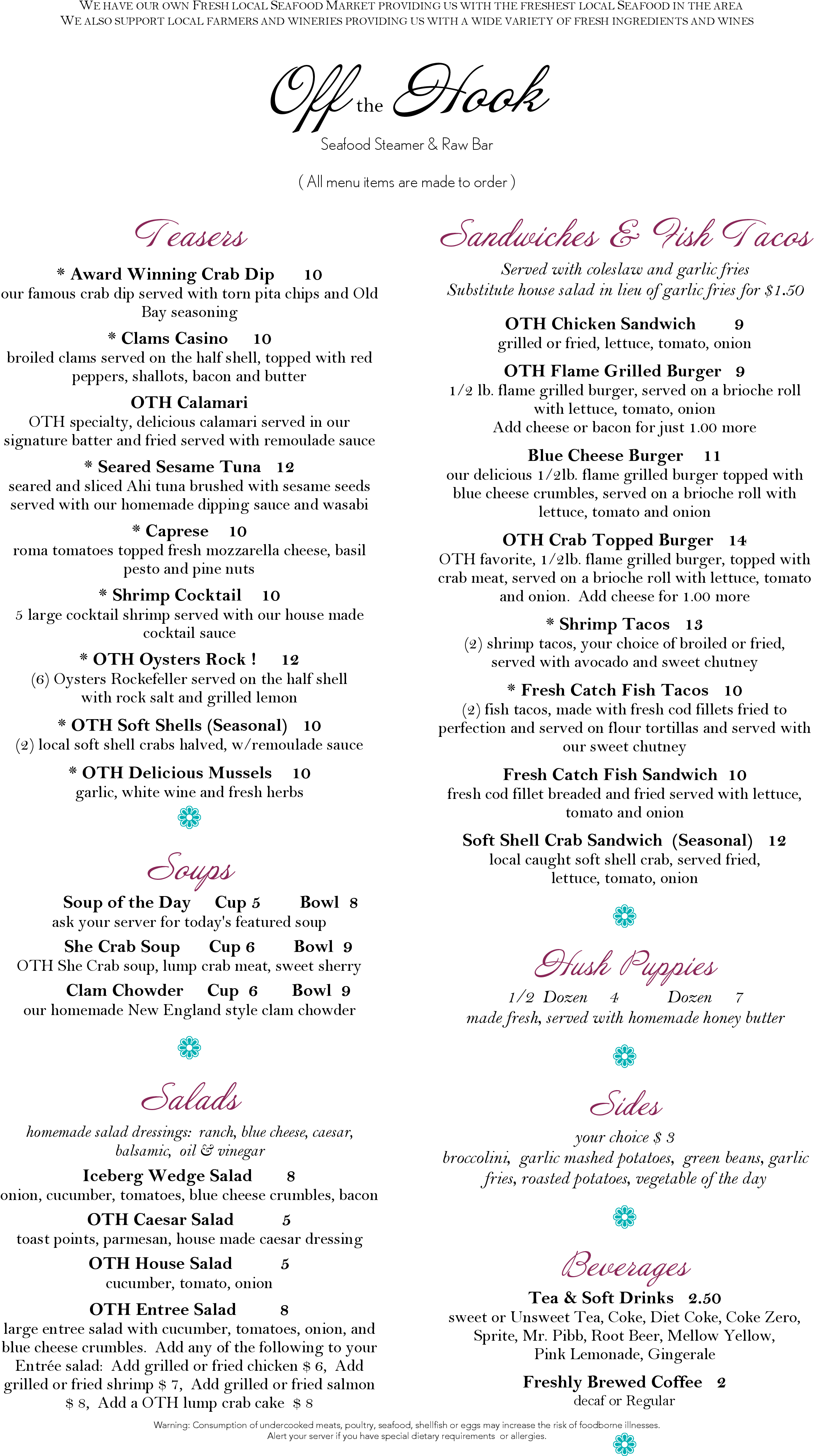 Download Off The Hook Seafood Restaurant & Market, Chesapeake