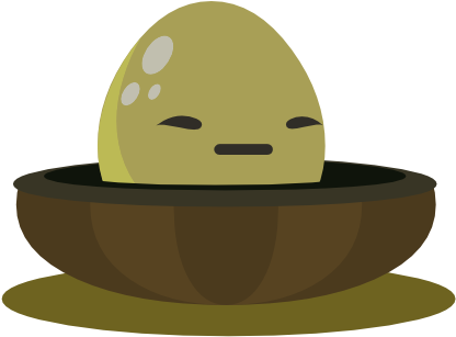 This Free Clipart Png Design Of Firebog Pod Egg Clipart - Clip Art (600x333), Png Download