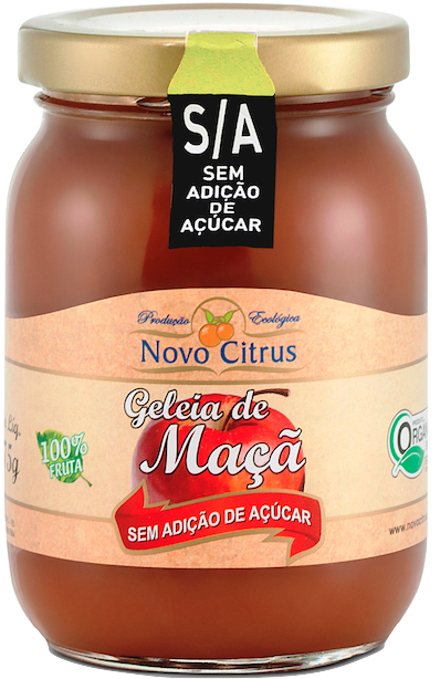 Geleia De Maça Sem Adição De Açúcar - Geleia Sem Adiçao De Açúcar (711x710), Png Download