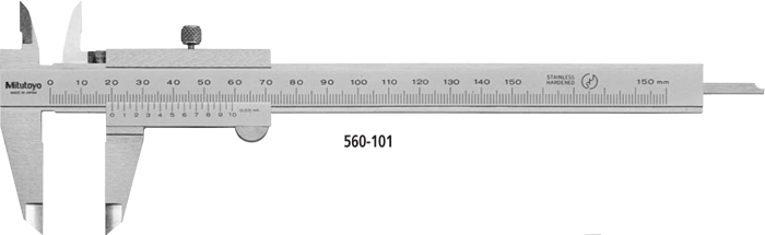 Thumb Image - Parallax Free Type Vernier Caliper (700x215), Png Download