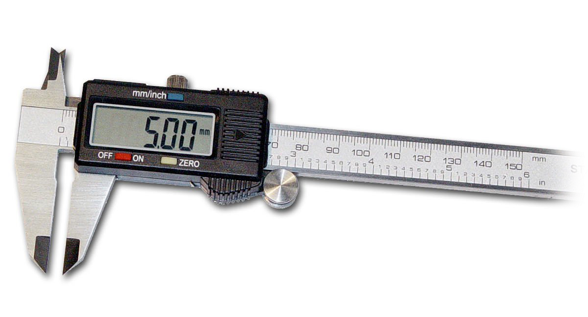 Digital Vernier Caliper (1225x648), Png Download