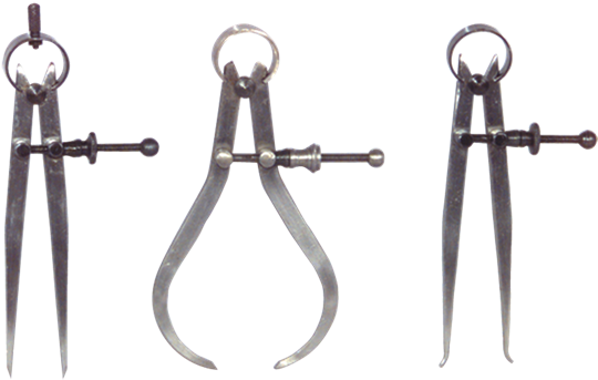 #8200-012 - 12'' - Inside Caliper - Outside Caliper (550x348), Png Download