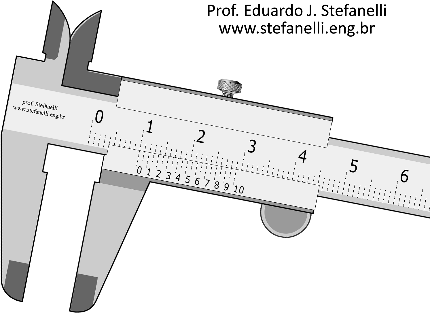 Nönio Ou Vernier Em Milímetros - Vernier Scale (1500x1500), Png Download