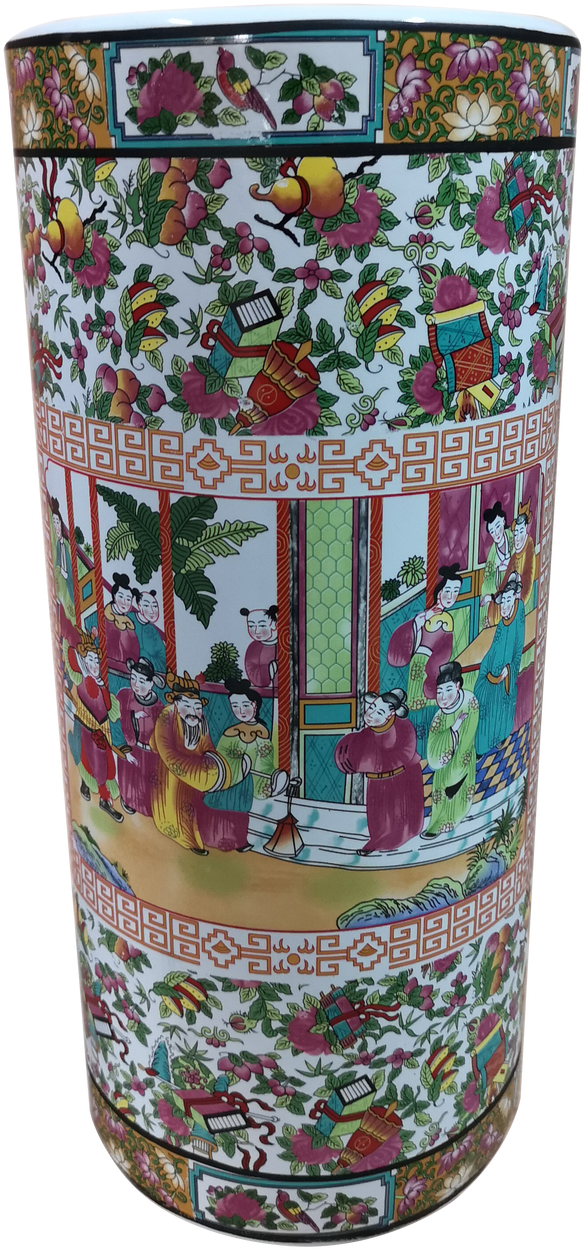 Y - Oriental Furniture Flower Decorative Bowl (592x1280), Png Download