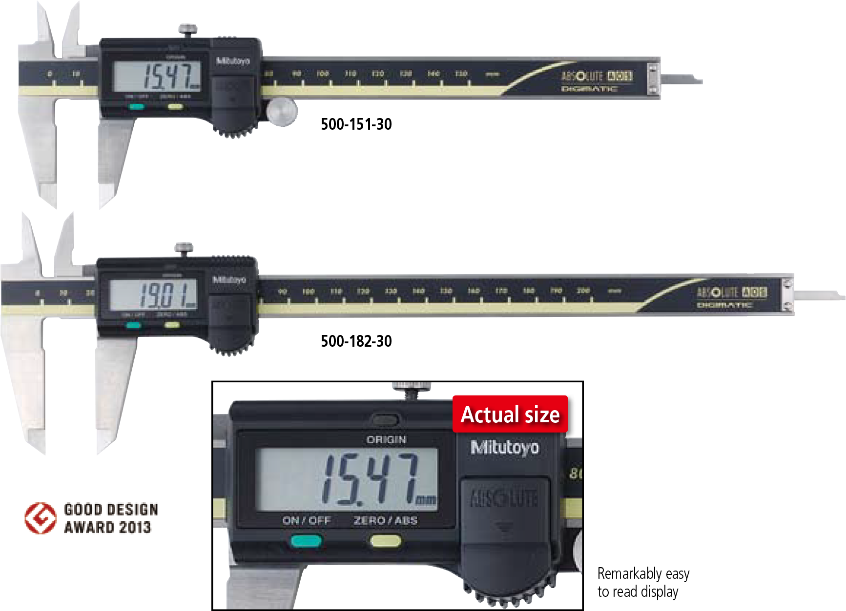 A Built In Abs Scale Means That These Calipers Are - Vernier Digital 500 168 (1794x1252), Png Download