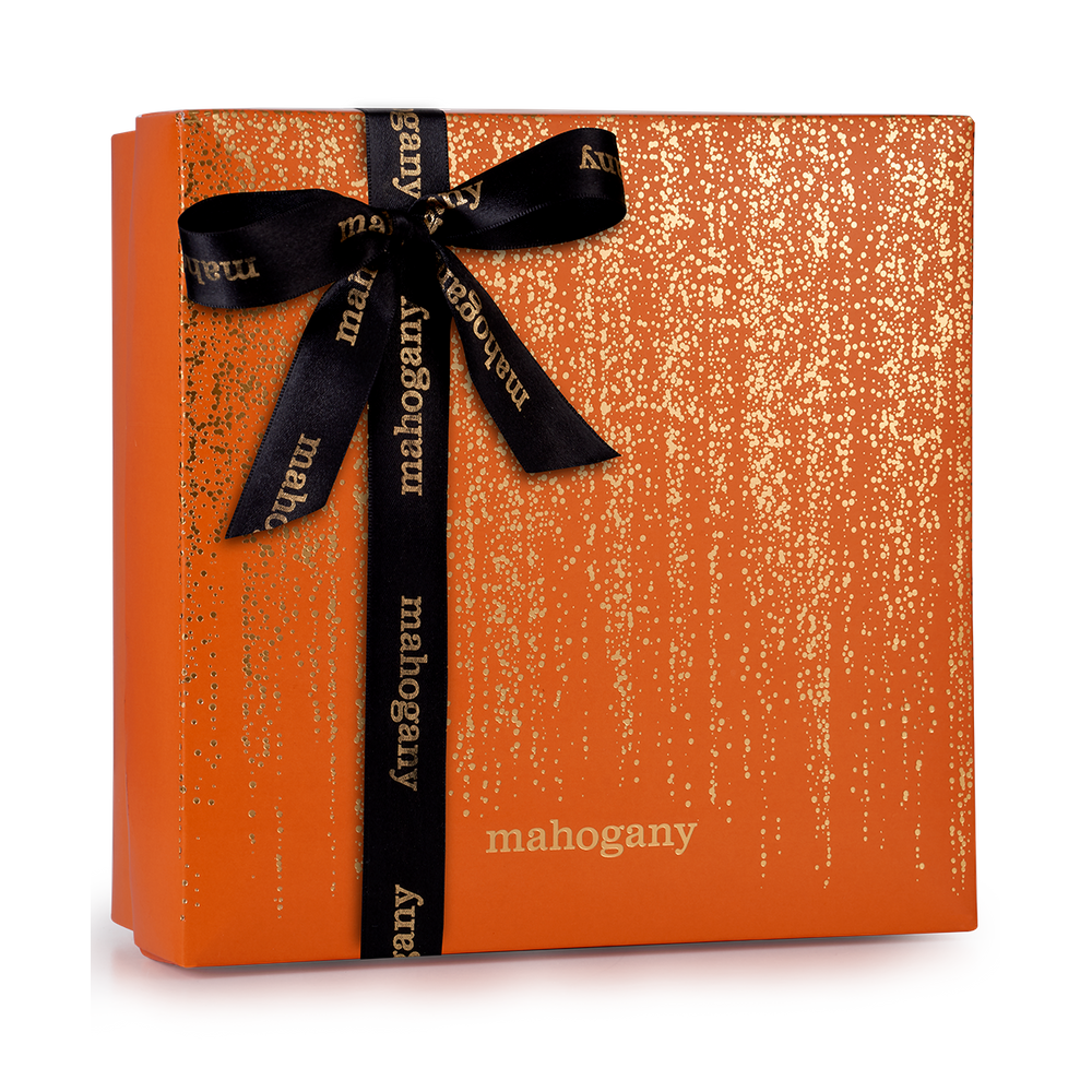 Caixa Para Presente Horizontal Laranja - Kit Zanzibar Mahogany (1000x1000), Png Download