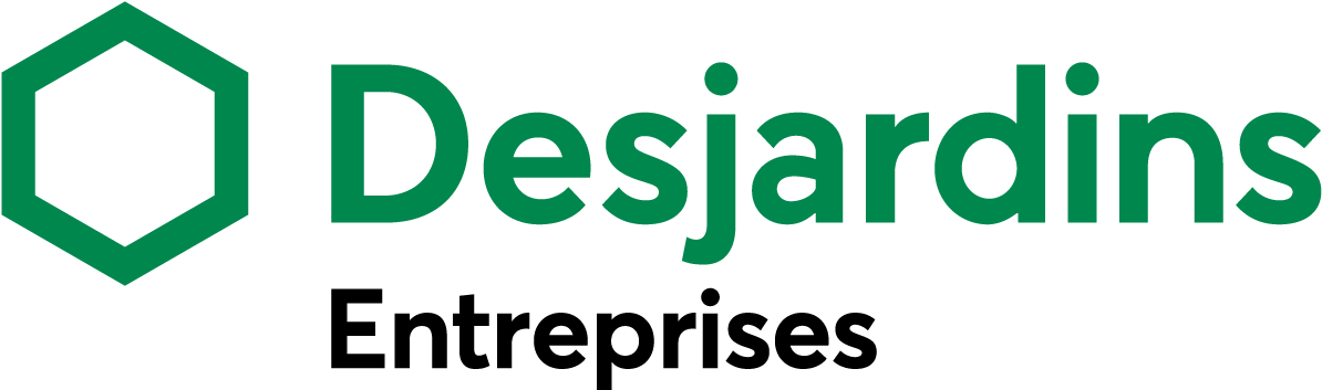 Présenté Par Desjardins Entreprise-coul - Desjardins Gestion De Patrimoine Logo (1373x513), Png Download
