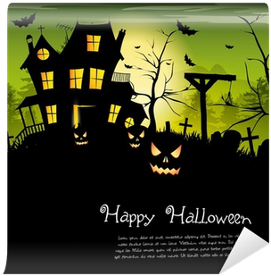 Halloween Background With Place For Text Wall Mural - Clash Of Spooks - Book (400x400), Png Download