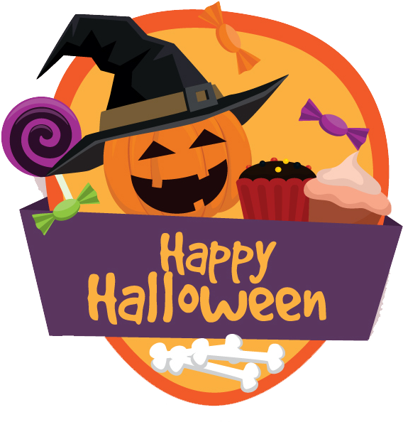 Halloween Vector Free Png Photos - Happy Halloween Pumpkin Party Tote Bags Canvas Shoulder (748x757), Png Download